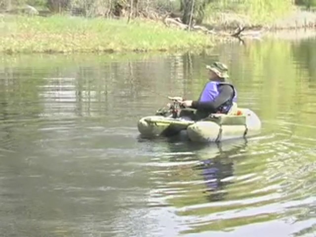 Classic Accessories&#153; Cumberland Float Tube Apple / Olive Drab - image 6 from the video